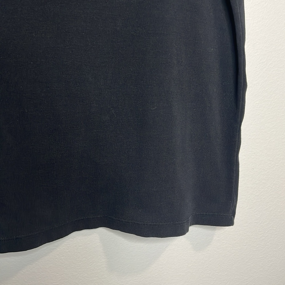 For Days Ribbed Knit black oversized tee size medium - Picture 7 of 10